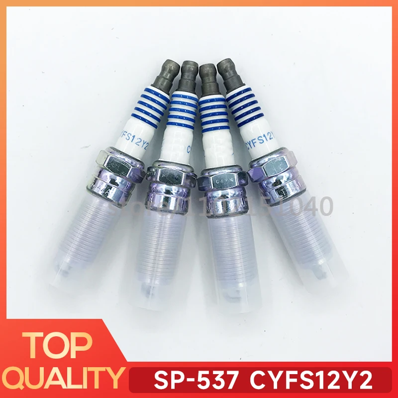 4pcs/lots SP-537 CYFS12Y2 Iridium Spark Plug For Ford Escape Focus Lincoln Mustang SP537 CYFS-12Y-2 LTR6AI8 LTR6AI-8 SP 537