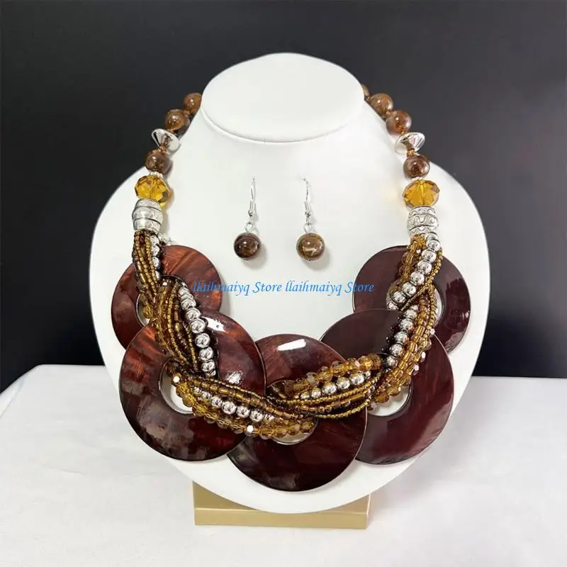 

573B Beautiful Handmade Shell Accessories Set For Casual Or Formal Outfits