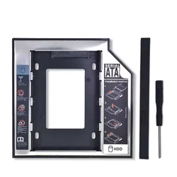 Full Aluminum Hard Disk Tray For 12.7/9.5 Inch Laptop Mechanical Sata3 Ssd Solid State Drive Drive Support Bracket Hdd Caddy