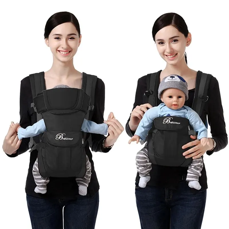 Baby Carrier Backpack Breathable Front Facing 4 in 1 Infant Comfortable Sling Backpack Pouch Wrap Baby Kangaroo New