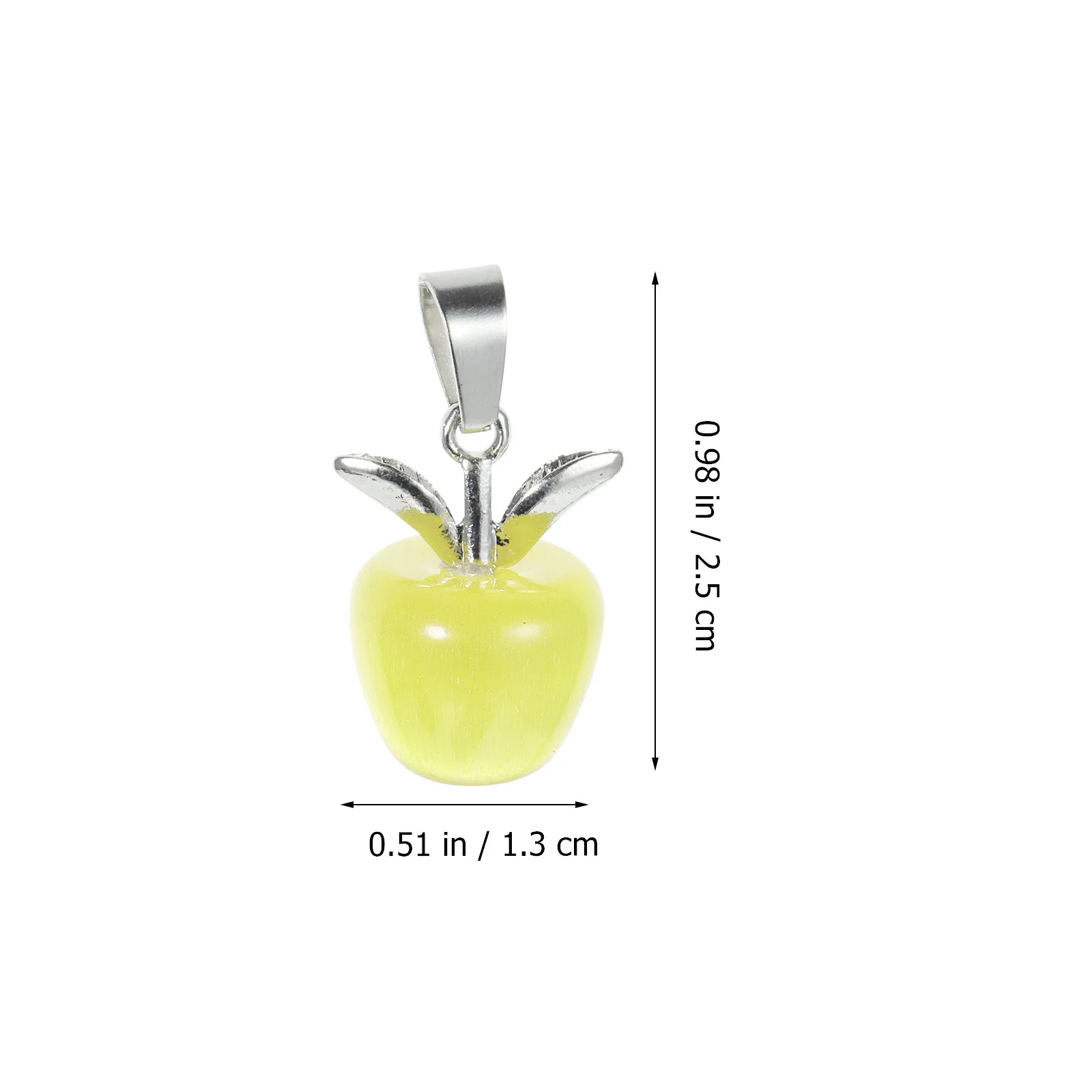 

10 Pcs Opal Pendant Earring Charms Pendants for Necklaces Keychain Beautiful Making Fruit Jewelry Accessories Findings and