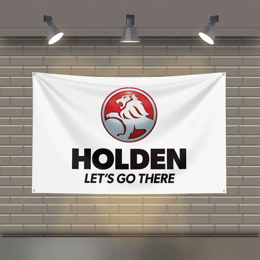 3x5 Ft H-Holdens Racing  Flag Polyester Printed Cars Flags for Room Garage Decor