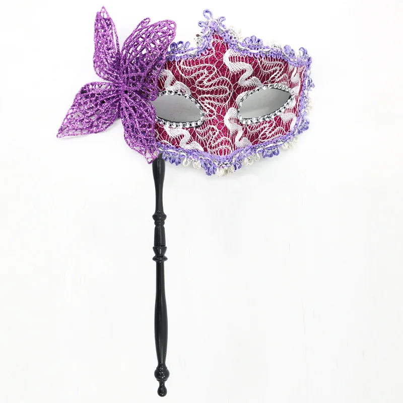 Eye Mask Carnival Halloween Masquerade Princess Half Face Mask Guard Lace Applique Cloth In Feather Cosplay Prom Props Carnival