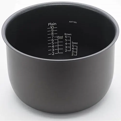 JAX-T18U-K 10-Cup (Uncooked) Micom Rice Cooker with Food Steamer & Slow Cooker, Stainless Steel Black