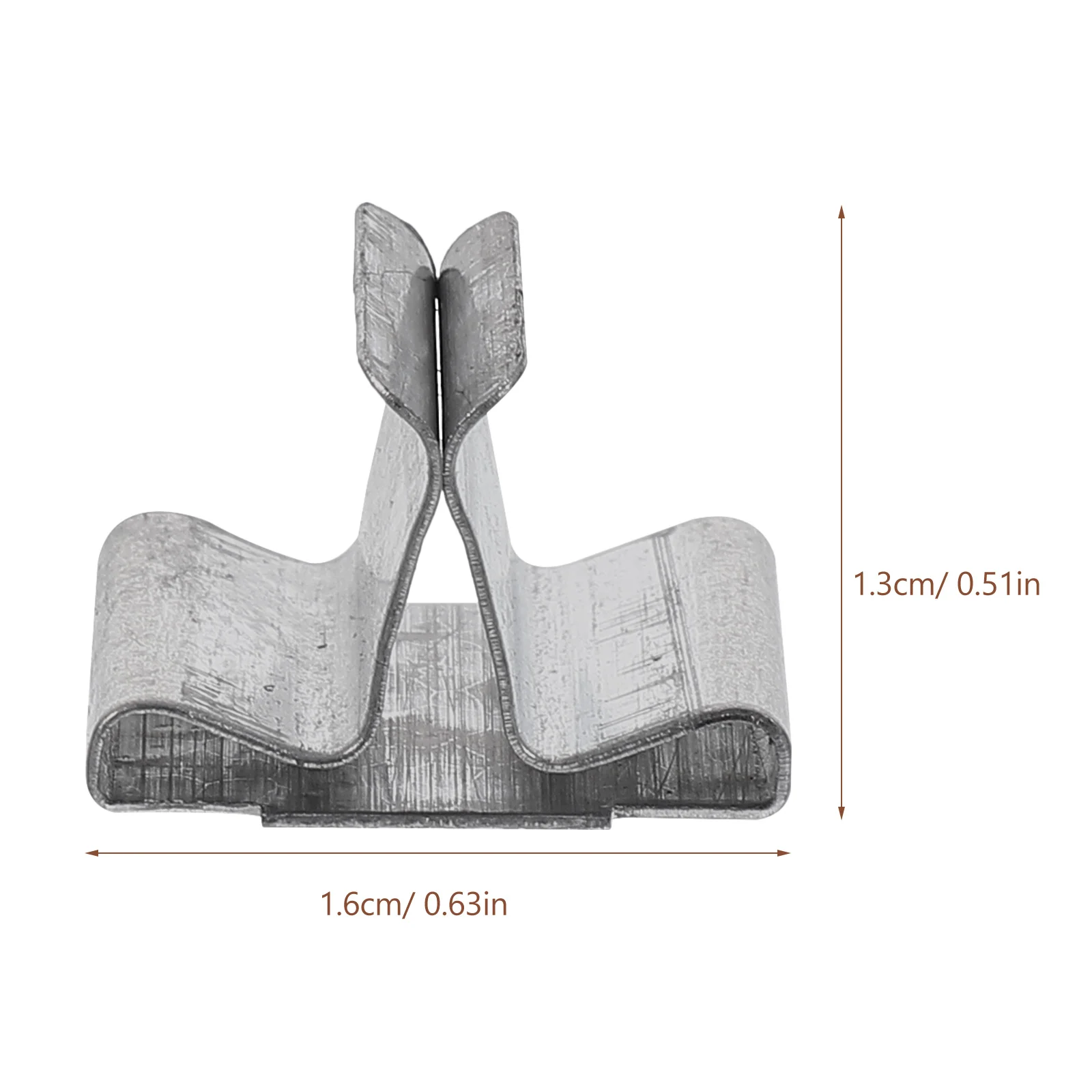 100 Pcs Pouring Pot Wooden Wick Stickers Metal Wicks Base Bracket Iron Making