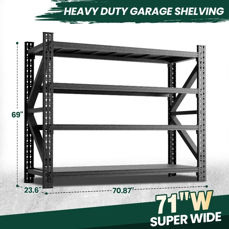 Heavy Duty Garage Storage Shelves, 71
