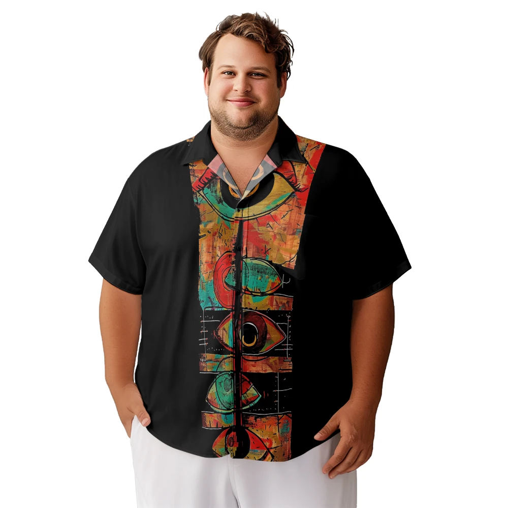 

Мужские рубашки-поло с коротким рукавом, большие и высокие размеры