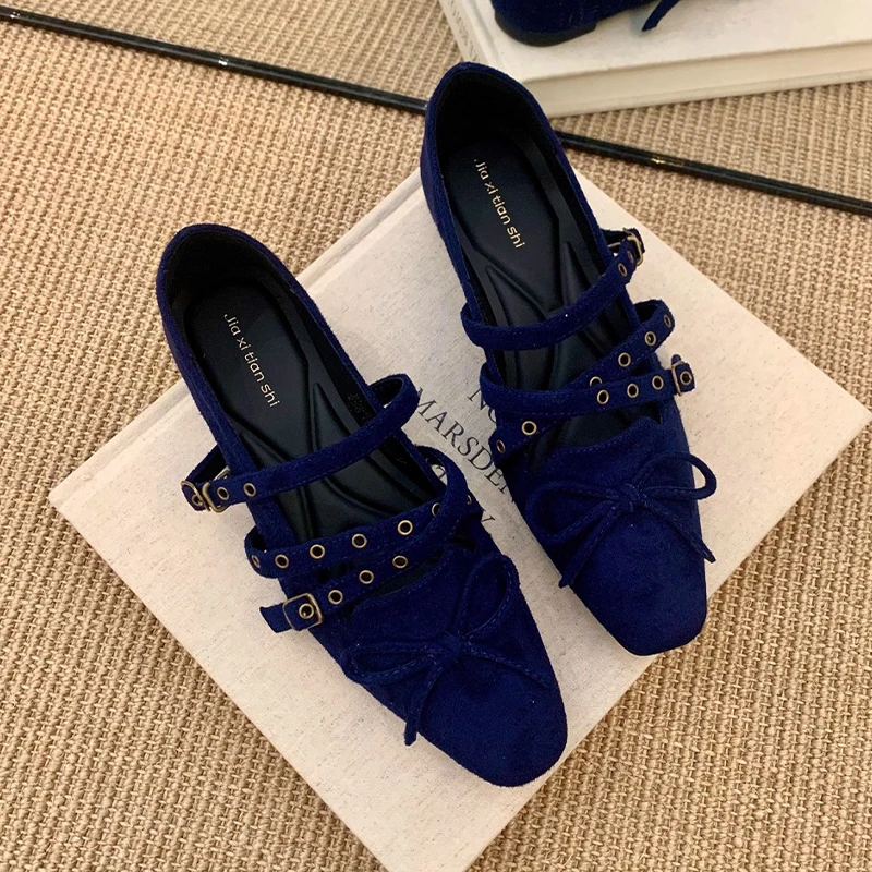 

Женские лоферы с бантом, модные замшевые туфли с острым носком, платье, роскошный дизайнер, 2025 г., повседневные прогулочные спортивные туфли, новые Zapatos De Mujer