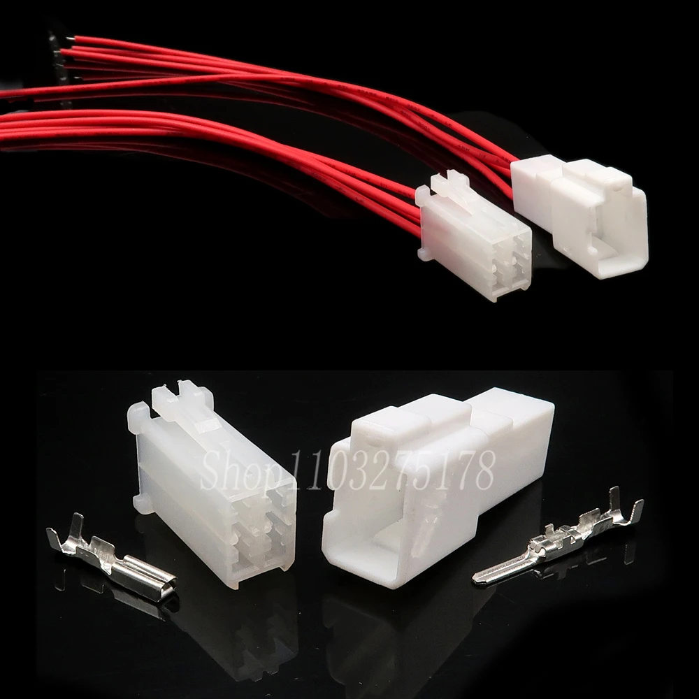 1 Set 4 Pin MG620160 MG610159 Car Vacuum Pump Plug AC Assembly Automotive Wire Plug Cable Connector