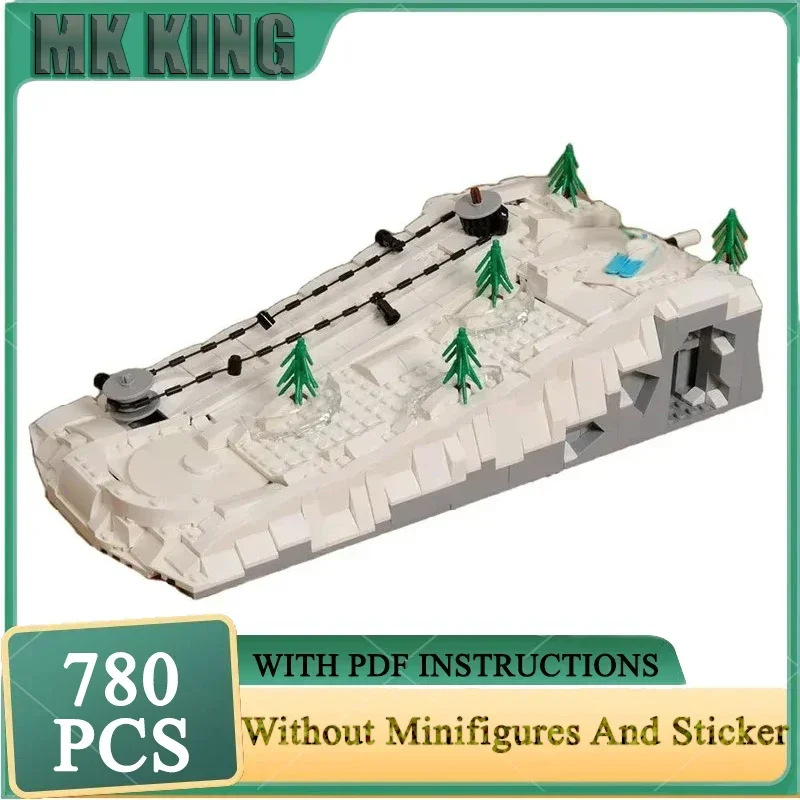 

Street View Model Moc Building Bricks Technology Blocks GBC Simulated Skiing Device Creative Toy DIY Set Assembly Gifts