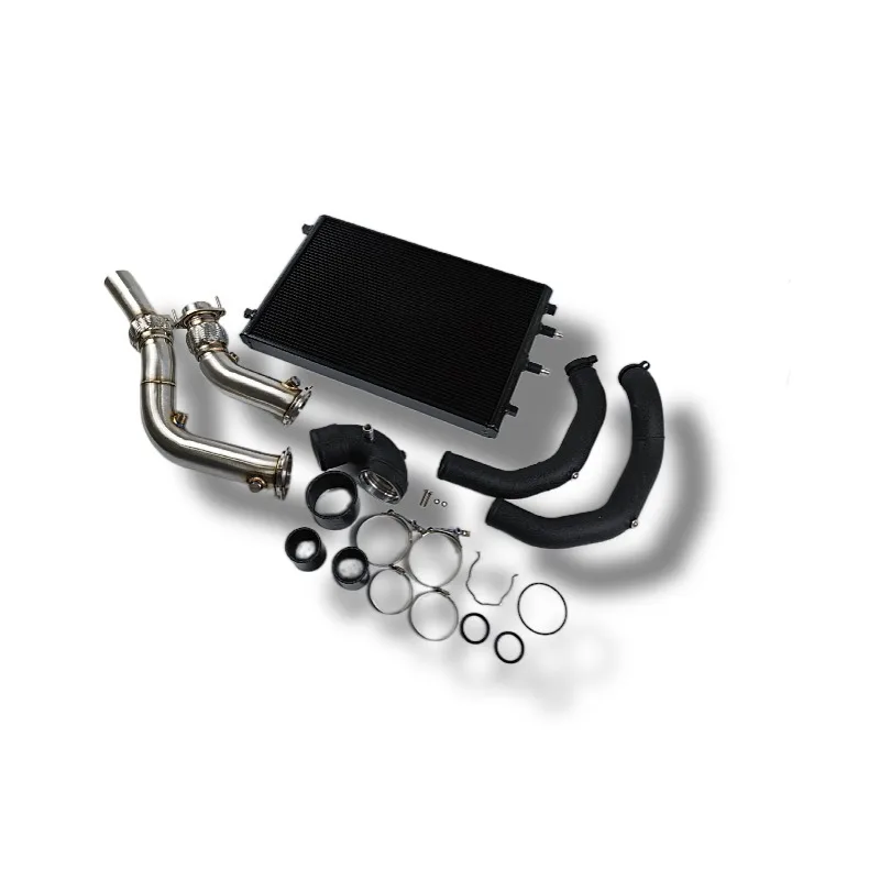 Performance Radiator Charge Pipe Downpipe Kit For BMW M3 M4 F80 F82