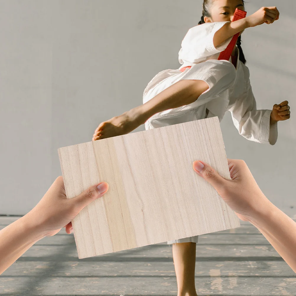 6 قطعة لوح التايكوندو المذهل جزء التدريب الخشبي مناسب للأطفال والكبار معدات ممارسة كسر اللكم اليومي #3