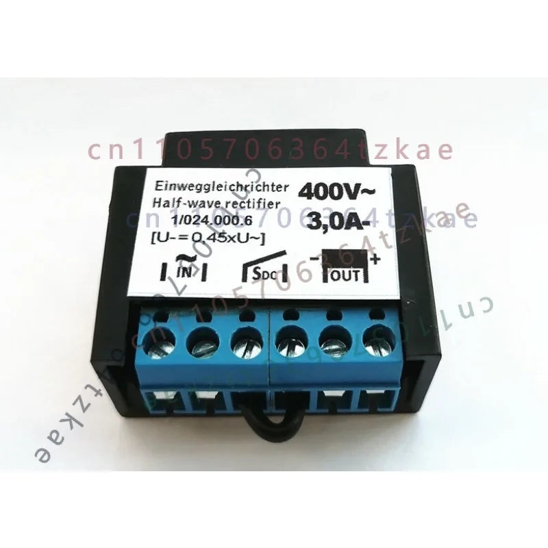 1pcs for Mayr 1/024.000.6 Half-wave Motor Brake Rectifier 3A 400V Brake Rectifier Module