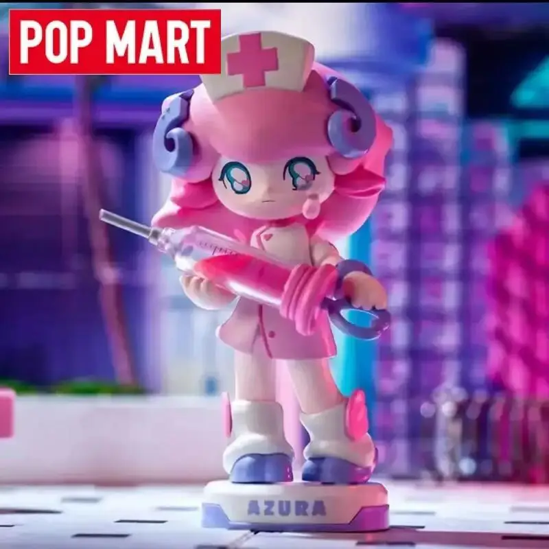 POP MART 아줄라 애니멀 스포츠 시리즈 블라인드 박스 정품 게스 백 미스터리 박스 장난감 인형 귀여운 애니메이션 피규어 장식품 선물 컬렉션