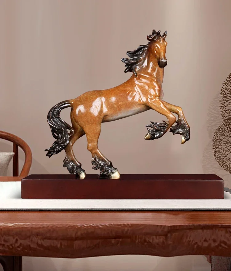 copper horse ornament opening gift high-end handicrafts