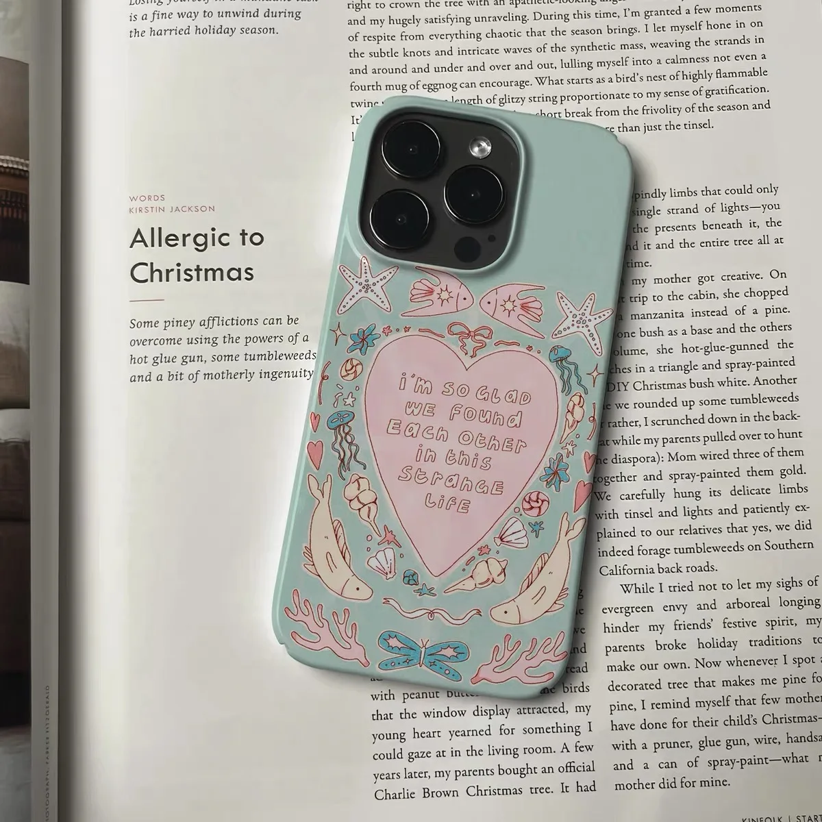 

Green Ocean Emotion Phone Case for IPHONE 17 Air 16E 15 PROMAX 14 Plus 13 12 MINI 11 PRO 16Plus XR XS MAX SE Acrylic Phone Cover