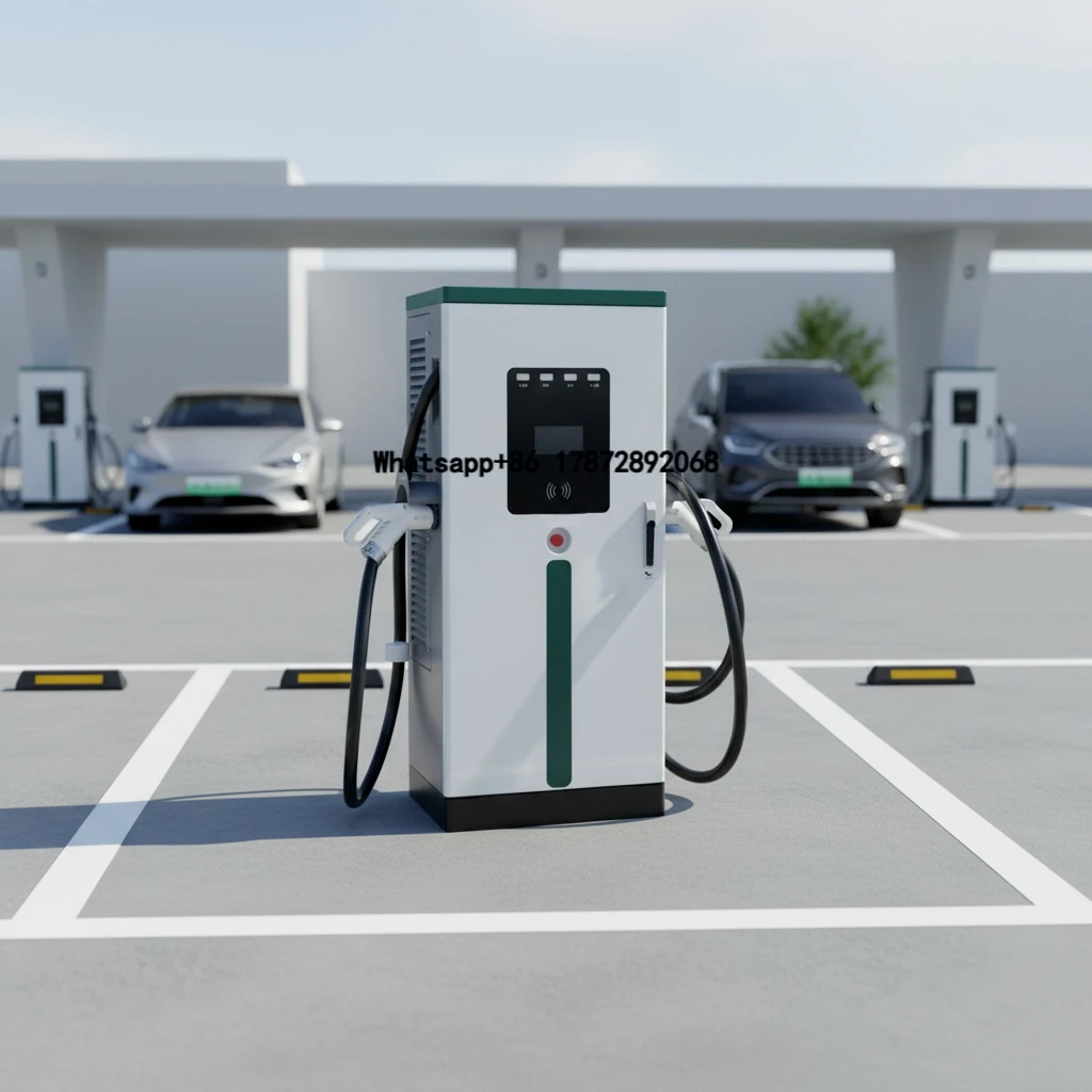 New DC Fast EV Charging Station Commercial GBT Charger with CCS2/CHAdeMO Interfaces and 250A Output