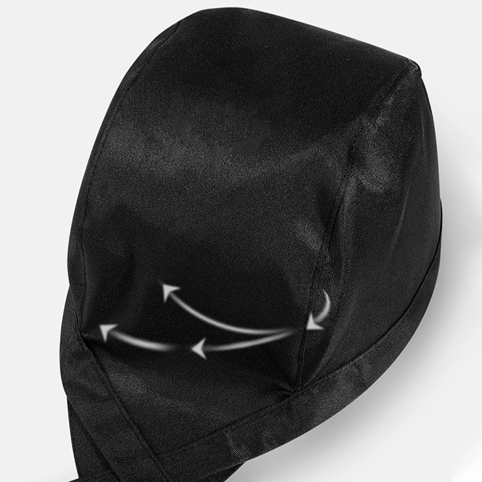 4 pezzi copricapo turbante per cappello uniforme da cucina cucina ristorante cappelli neri elastici in cotone uomo donna cappello uniforme da cuoco