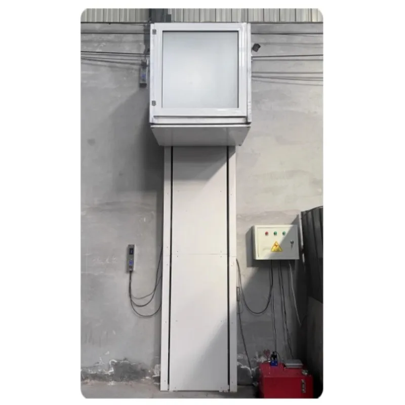 Small freight elevator lift hydraulic lift platform warehouse workshop cargo home