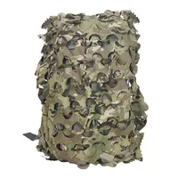 3D Camo Net Backpack Cover 60L 80L Laser Cut Camouflage Hunting Backpack Cover Paintball Paratrooper Outdoor Hunting Accessories