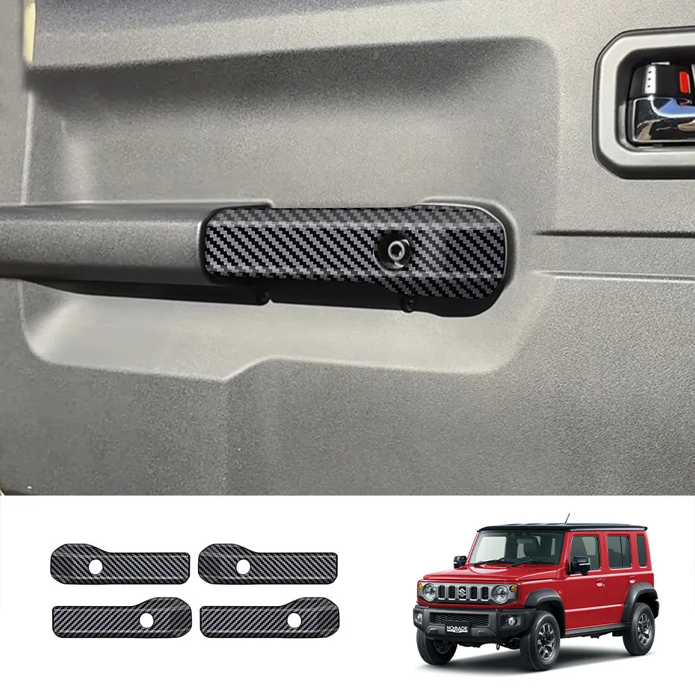 

Three Fiver Door Versions ABS Car Door Handle Frame Cover Trim Interior For Suzuki Jimny Nomade 2025 2026 RHD Accessories
