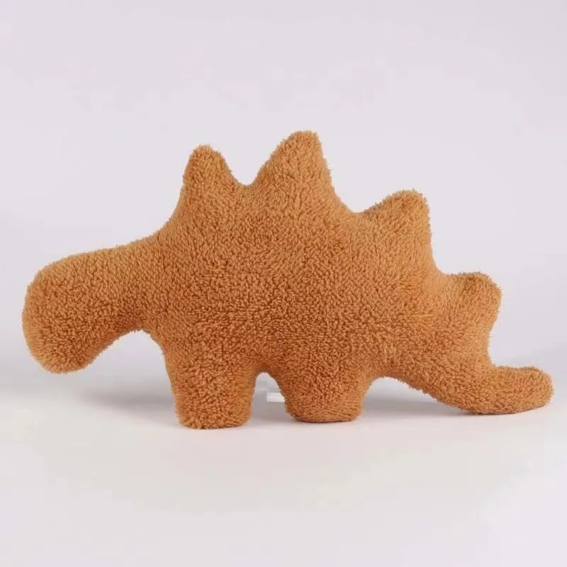 Dino Plush, Soft Dinosaur Chicken Nuggets Pillow For Birthday Gifts, Dinosaur Theme Party Decorations (Stegosaurus)