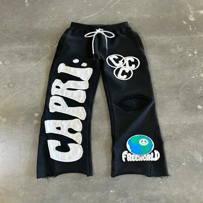 3D Cartoon Printed Mesh Sports Pants Breathable Casual Fashion European American Style for Adults And Children