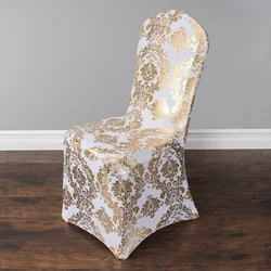 Printed Chair Cover For Wedding Party Decoration Pattern Design Spandex Birthday Dining Room Hotel Show