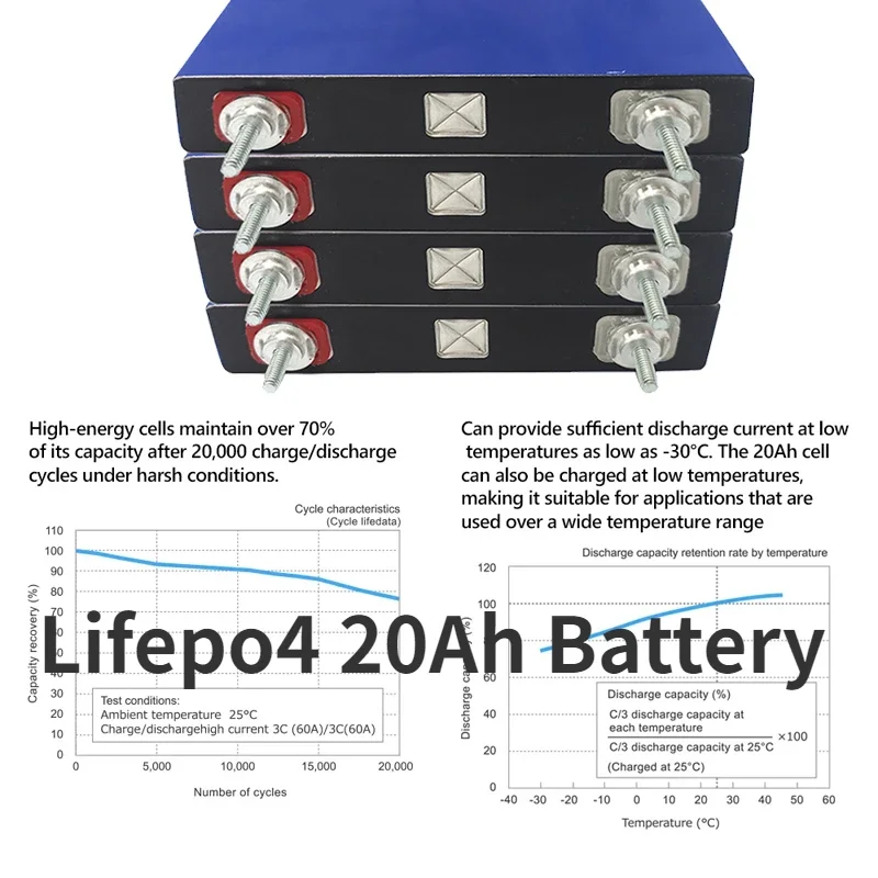 BCAK Discount Store 2.3V /20Ah Lithium Titanate LTO Battery Rechargeable for Car Electric Bicycle E-Bike Low Temperature Environ