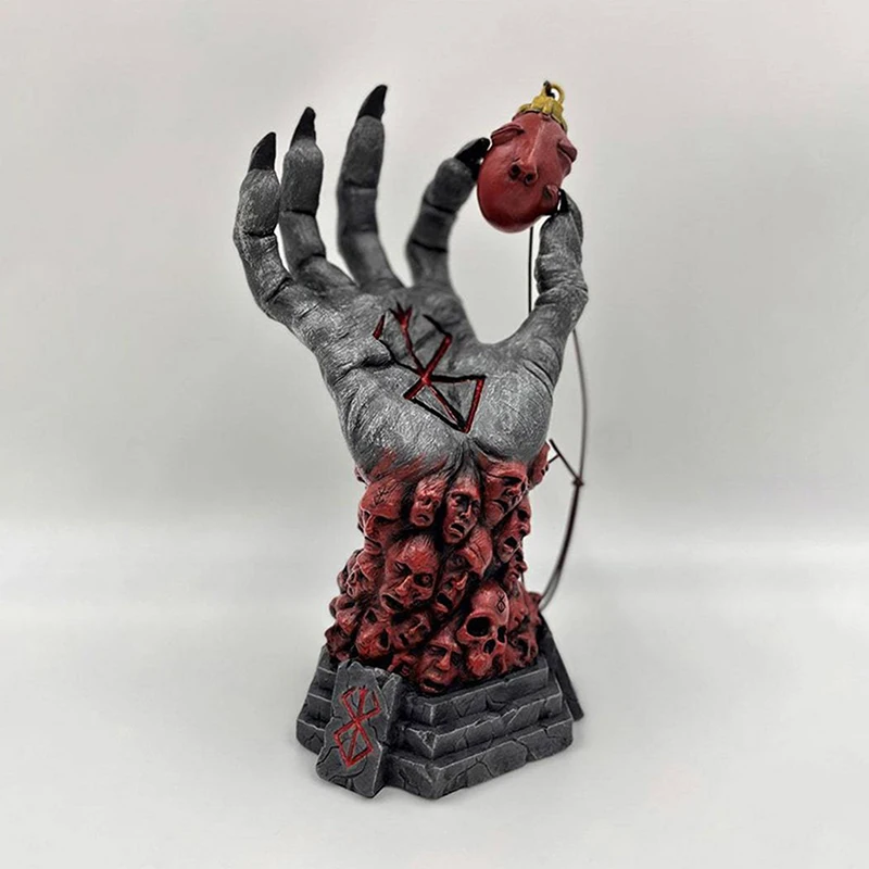 Resin Humanoid Statue Demon's Berserk Right Hand Anime Doll Model Desktop Home Decorations Toys Halloween Gift