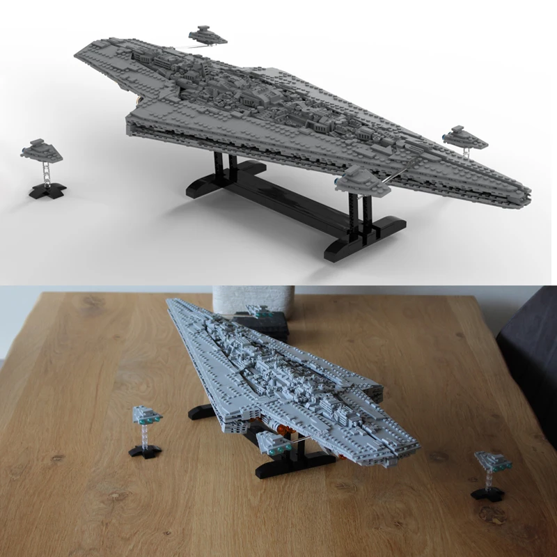 2131 Pieces Mocs Sets Star Movie Imperia Spaceship Executor-Class-Star Destroyer Stacking Block Bricks Kits Toys for Kids