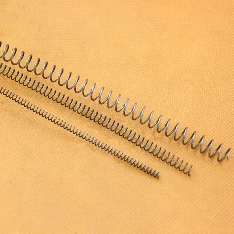 2PCS 1 Meter Long Compression Spring Set 1.8mm Wire Diameter Various Outer Diameter Options 1000mm Length for Stress Relief