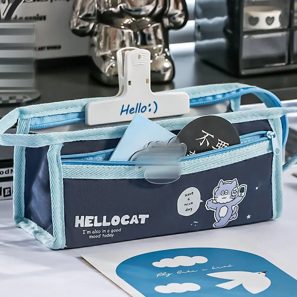 Portable Multi-layer Pencil Case Large-capacity Multi-functional Pen Bag Stationery Bag School Supplies