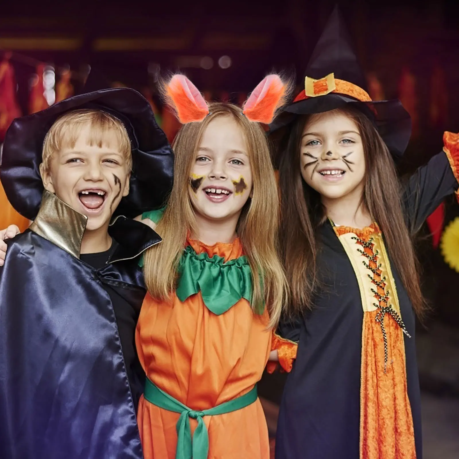 

1 set 1 Set Kids Tails Tails Costume Fake Foxes Ear Headdresses Women Faux Ears Faux Tail Fox Ears Fox Costume Kids Tail Set