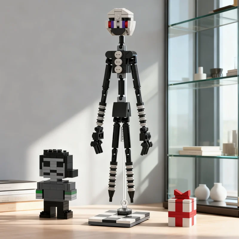 246pcs MOC The Puppet- Five Nights At Freddy's 2 Model Building Blocks Christmas Gifts Toy Collection 3D Idea Craft Creative