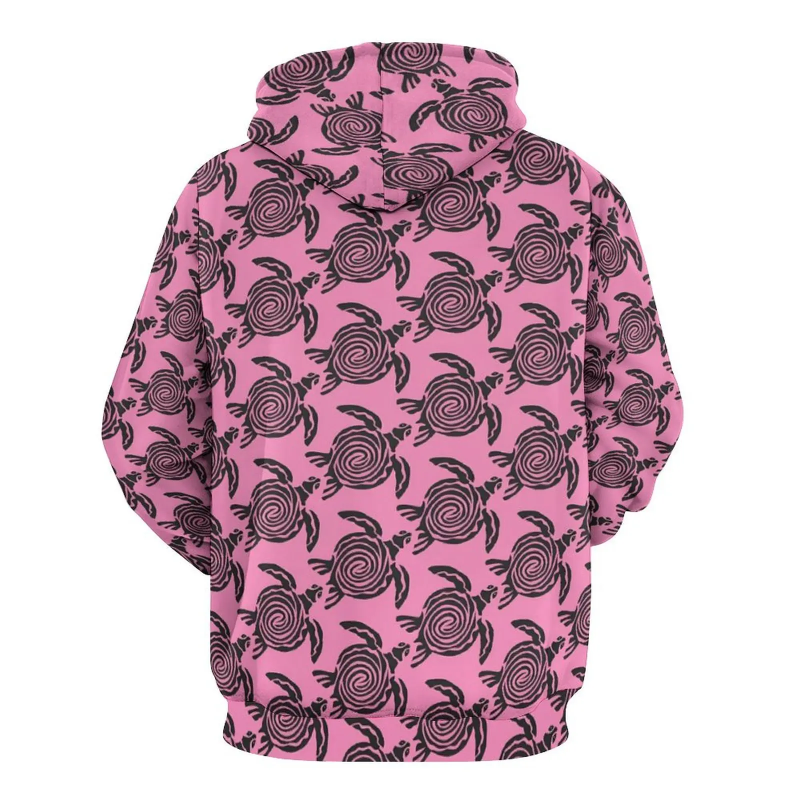 Sudaderas con capucha informales con estampado de tortugas para hombre, sudaderas personalizadas divertidas de estilo Tribal, sudadera holgada de manga larga de gran tamaño para otoño