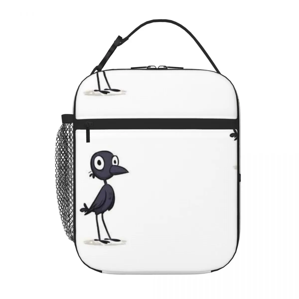 Bestselling Lucky Crow Marble Print Canvas Lunch Bag Newborn Food Storage Thermal Tote