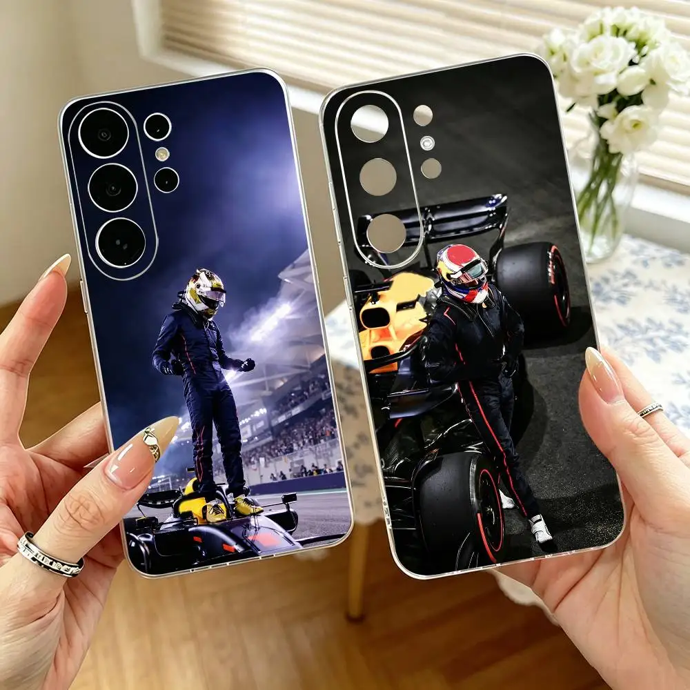 

Racing driver For m-Max Verstappens PhoneCase For SamsungS25,S24,S21,S22,S23,S30Ultra,S20,Plus,Fe,Note,10,9,5G Transparent Cover