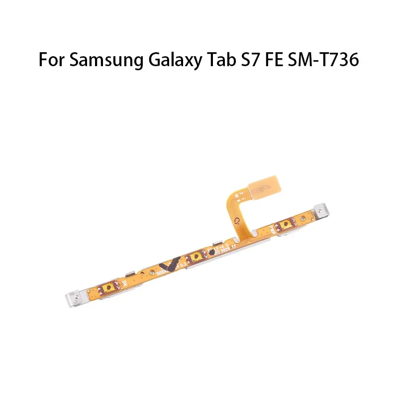 GEFEBSI Org Power ON OFF Mute Switch Control Key Volume Button Flex Cable For Samsung Galaxy Tab S7 FE SM-T736