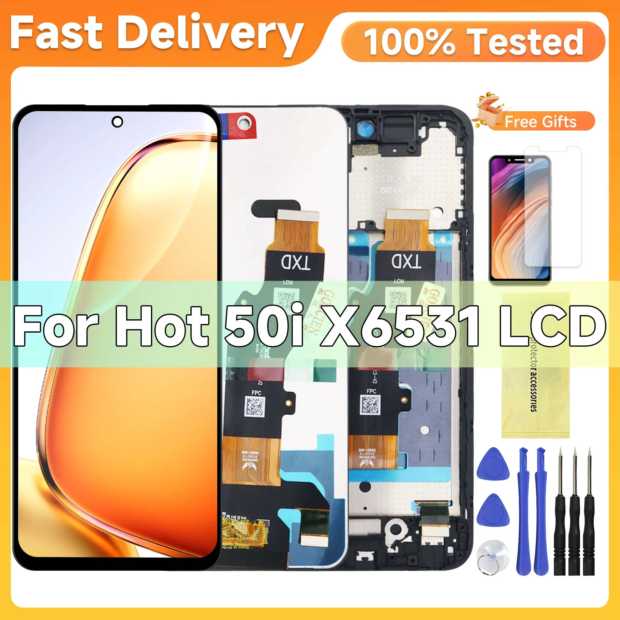 تقرير ونصيحة حول شاشة LCD لجهاز Infinix Hot 50i X6531 X6531B
