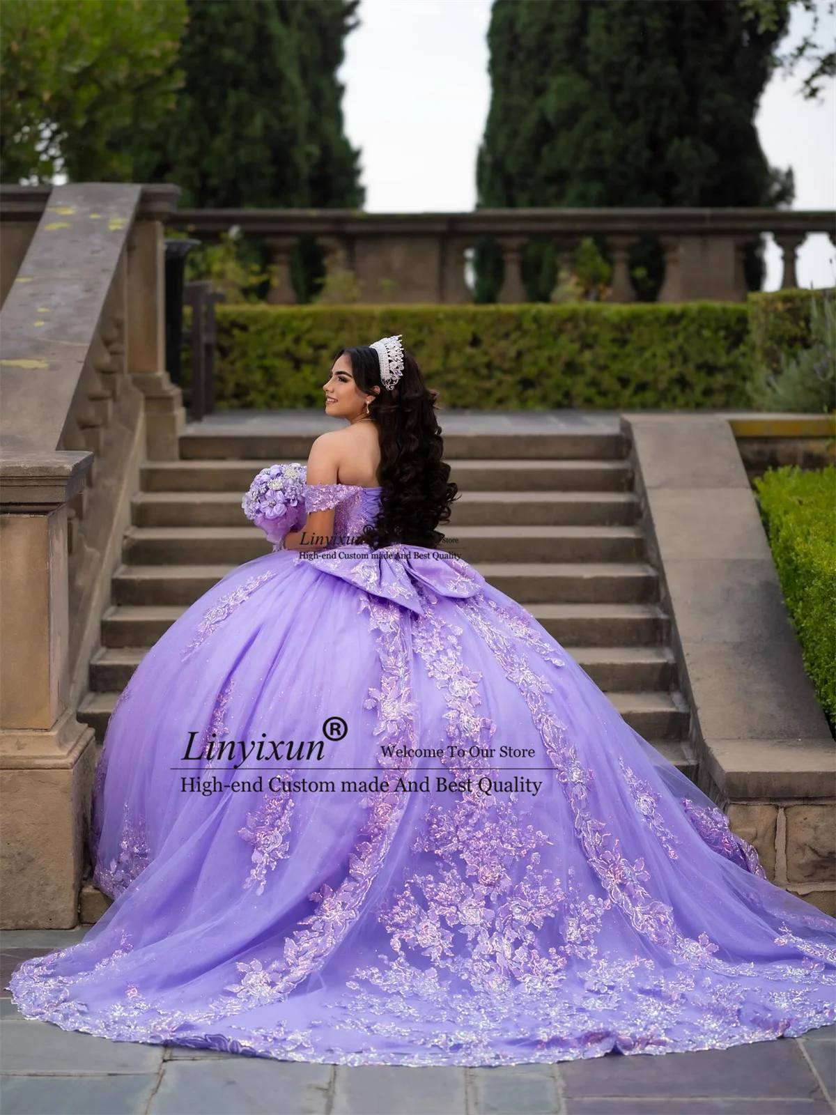 エレガントな 3D フロアアプリケレースキンセアニェーラドレスメキシココルセット Vestido De 15 Anos カスタマイズされたプリンセス誕生日スイート 16 ガウン