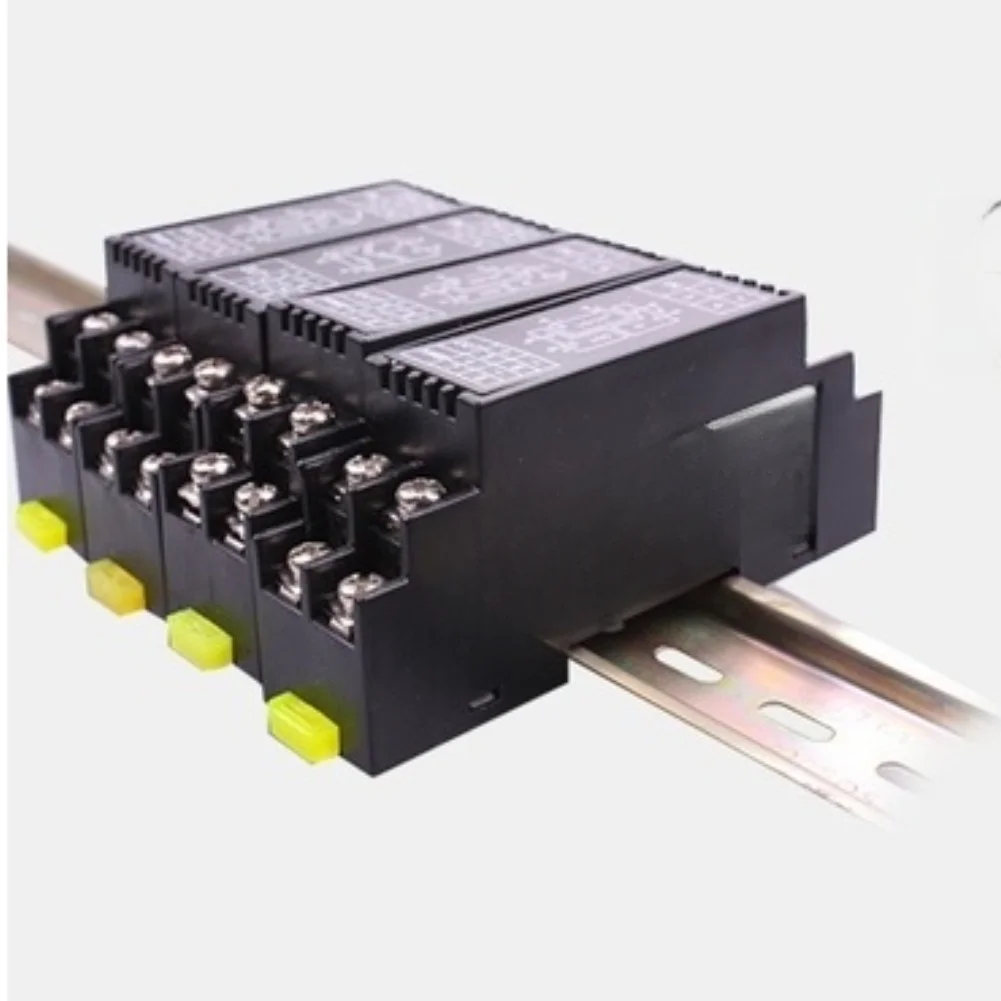Passive 4-20mA Current Signal Isolator Module Isolation Accuracy 0.2 FS DIN Rail Mounting 108mm Plastic Housing view 4