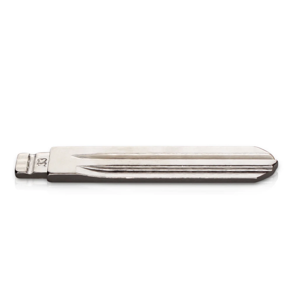 KEYYOU Metal Blank Uncut Flip KD Remote Key Blade Type #43 (T11) for Chery E5