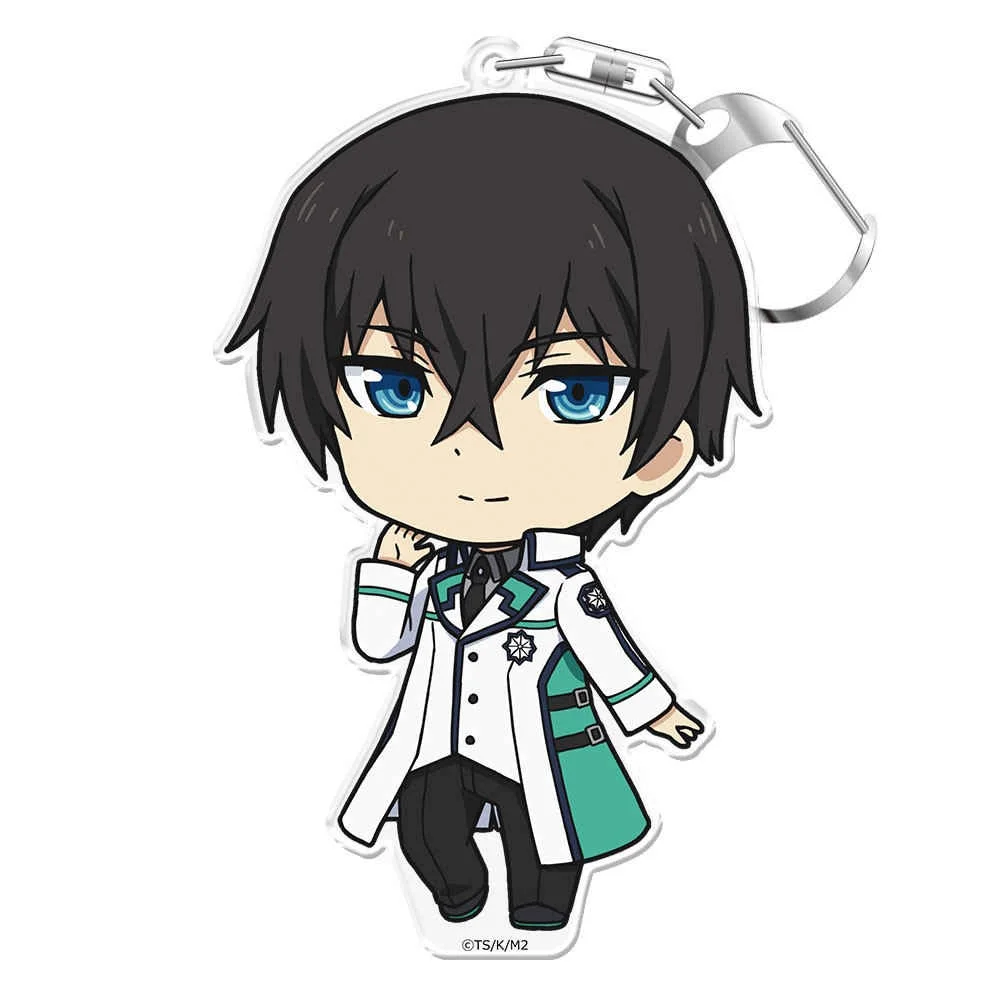 Charm Anime Fans Gifts Acrylic Keychain The Irregular at Magic High School HD Figures KeyRing Angelina Casual Wear  About 6cm