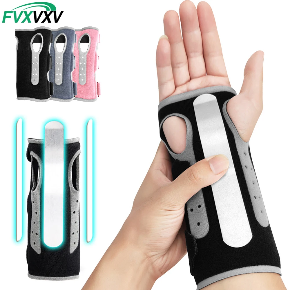 

1PCS Wrist Brace for Carpal Tunnel, Adjustable Night Wrist Support Brace with Splints, Hand Support for Arthritis, Tendonitis, S
