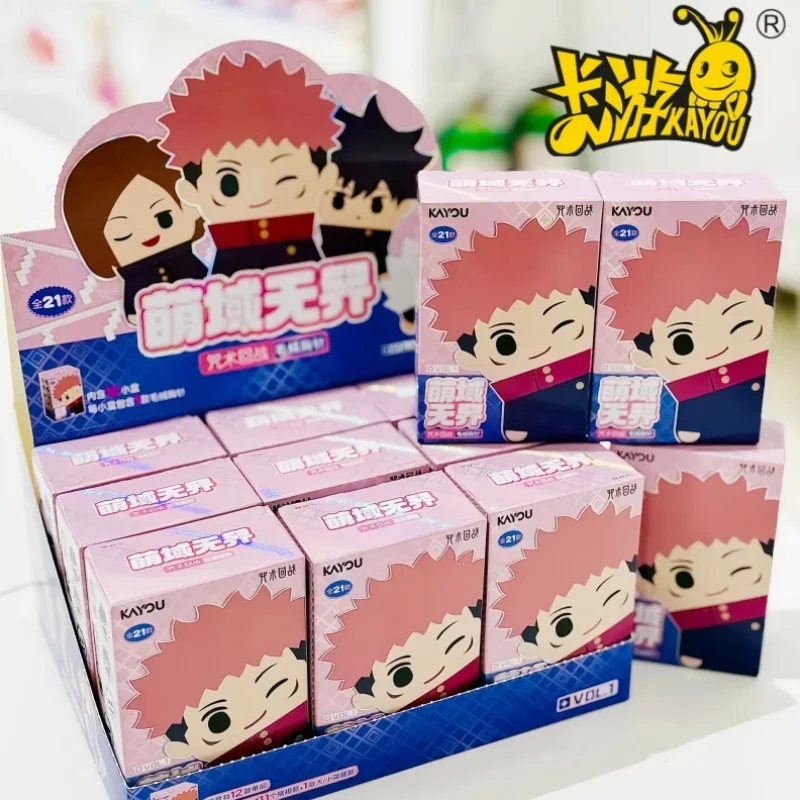 

Горячая новинка Kayou, оригинальная брошь в виде глухой коробки Jujutsu Kaisen, загадочная коробка, кулон Satoru Gojo, кукла, детские игрушки, подарок на день рождения