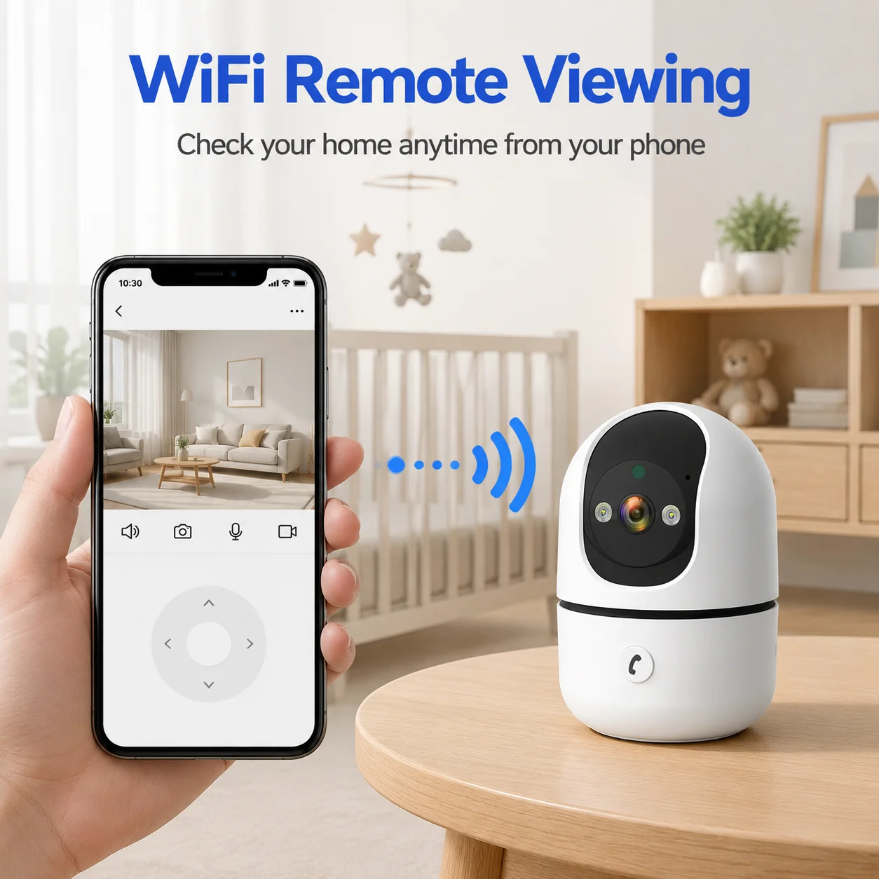 PTZ WiFi Camera 3MP HD Tuya Smart APP Home Security Camera 355 Pan Tilt Night Vision Two Way Audio Motion Alert Baby Pets