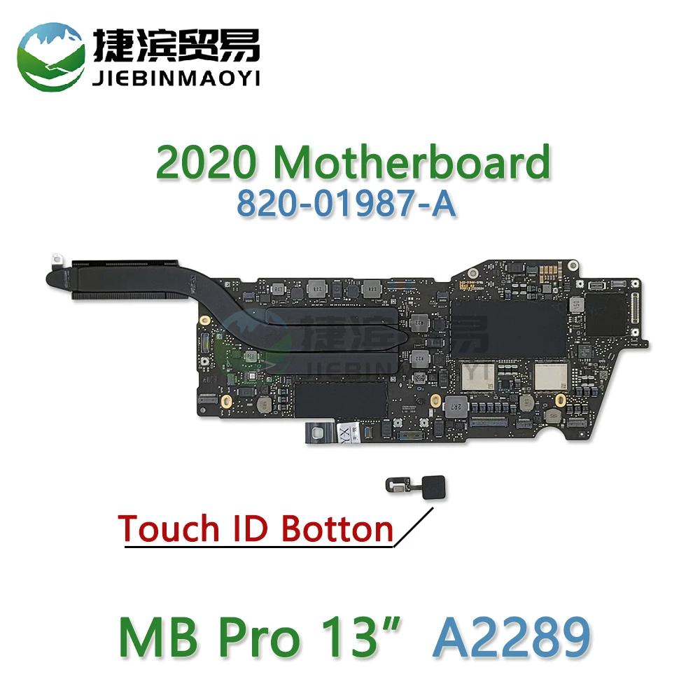 

Laptop A2289 Motherboard For Macbook Pro A2289 Logic Board 13" 8GB 256G 500G 1.4ghz i5 820-01987-A EMC 3456 2020 Year