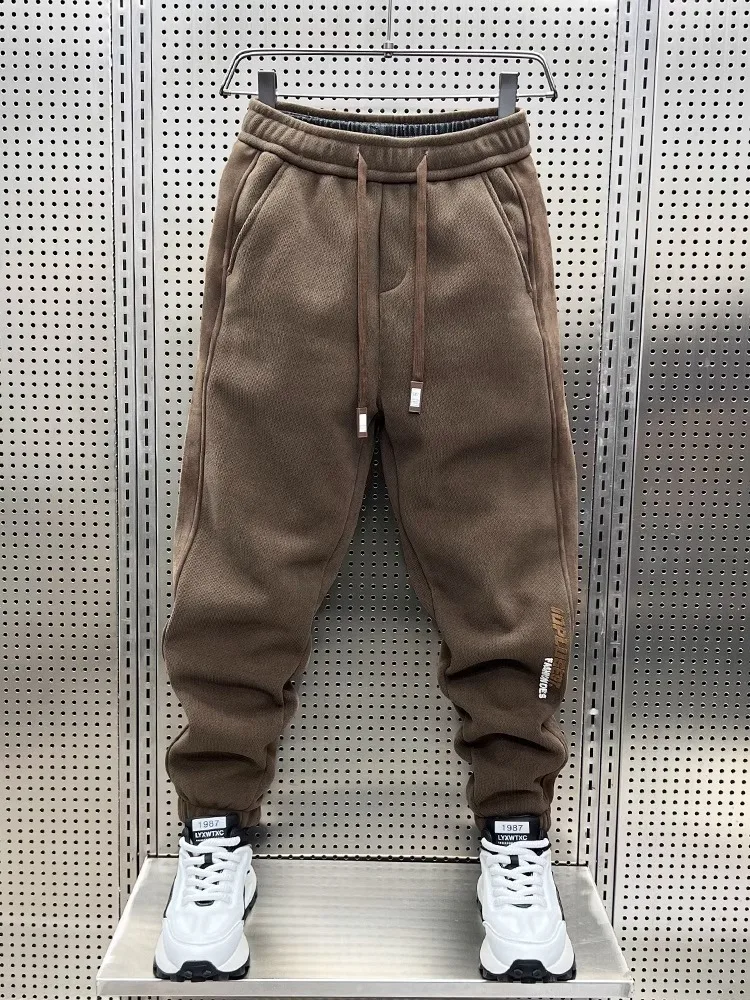 

Loose Men's Corduroy Sweatpants Casual Harlan Trousers Trendy Spor Long Pants Autumn Winter plus Size 300 Pou