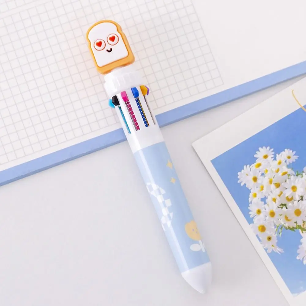 

Writing Smoothly Neutral Gel Pens Quick-Drying Multicolor Signature Pen Unique Food Design Theme 10 Color Ballpoint Pen Office